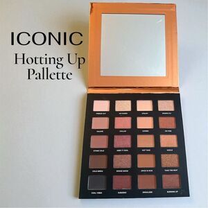 Iconic London Hotting Up Eyeshadow Palette 20 Light to Deep Neutral Shades Vegan